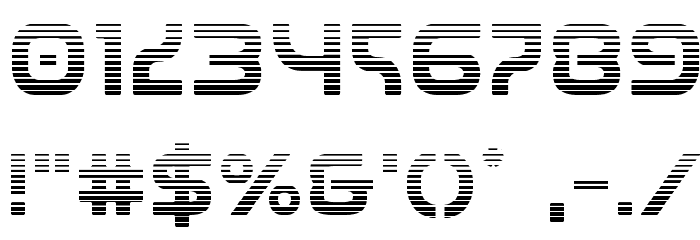 Universal Jack Gradient Шрифта ДРУГИЕ символов