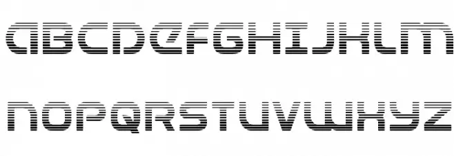 Universal Jack Gradient Шрифта ВЕРХНИЙ