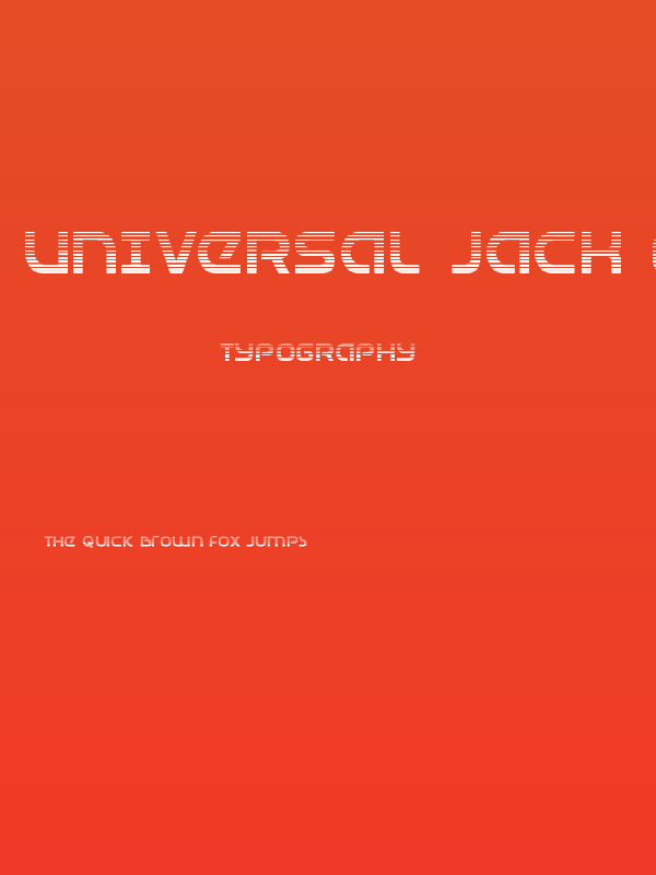 Universal Jack Gradient Poster