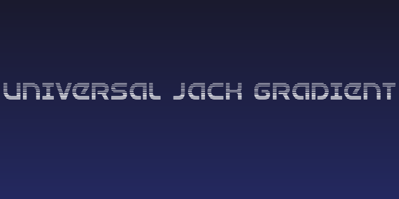 Universal Jack Gradient Social Header