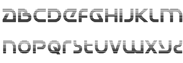 Universal Jack Gradient Шрифта строчной