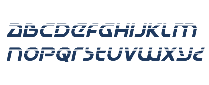 Universal Jack Halftone Italic Lowercase