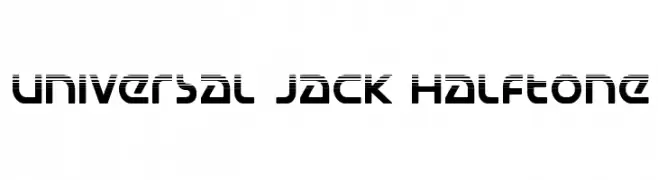 Universal Jack Halftone  नि: शुल्क फ़ॉन्ट्स डाउनलोड