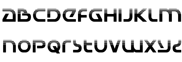 Universal Jack Halftone Font LOWERCASE