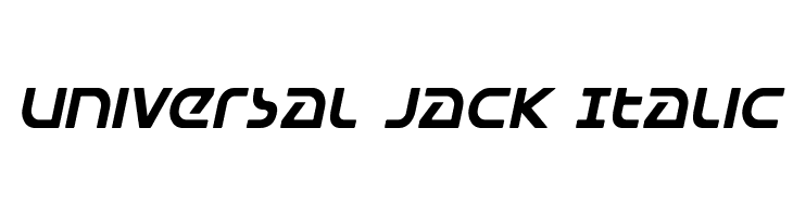 Universal Jack Italic لخطوط تنزيل