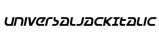 Universal Jack Italic  Descarca Fonturi Gratis
