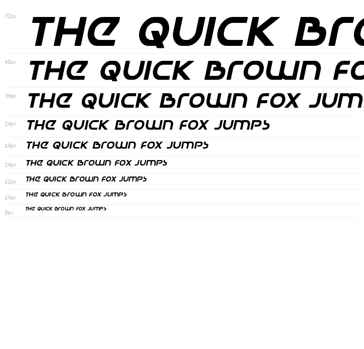 Universal Jack Italic Waterfall