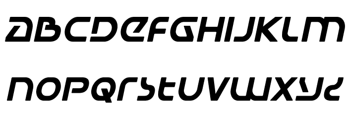 Universal Jack Italic フォント 小文字