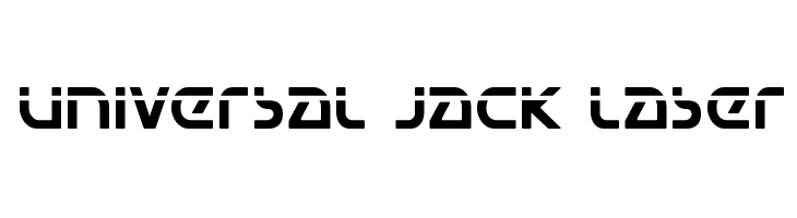 Universal Jack Laser  नि: शुल्क फ़ॉन्ट्स डाउनलोड