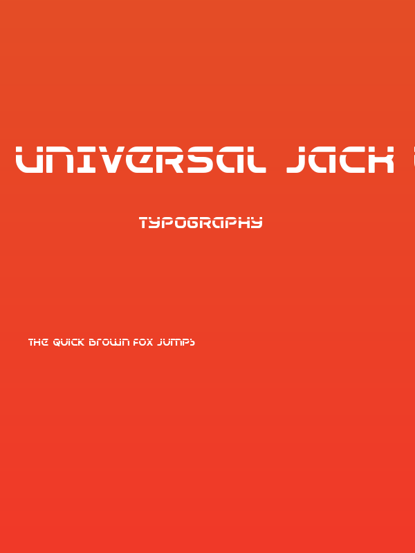 Universal Jack Laser Poster