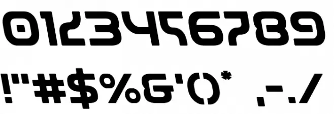 Universal Jack Leftalic Font OTHER CHARS