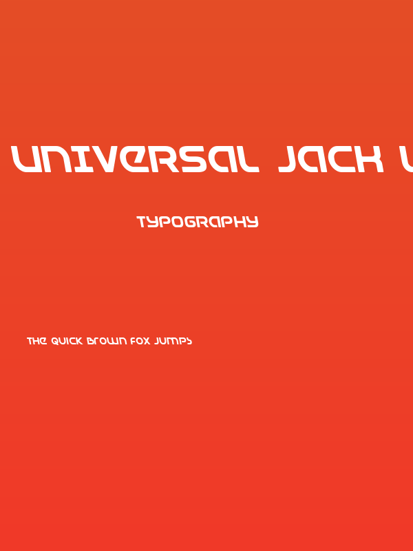 Universal Jack Leftalic Poster