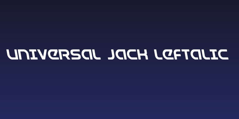 Universal Jack Leftalic Social Header