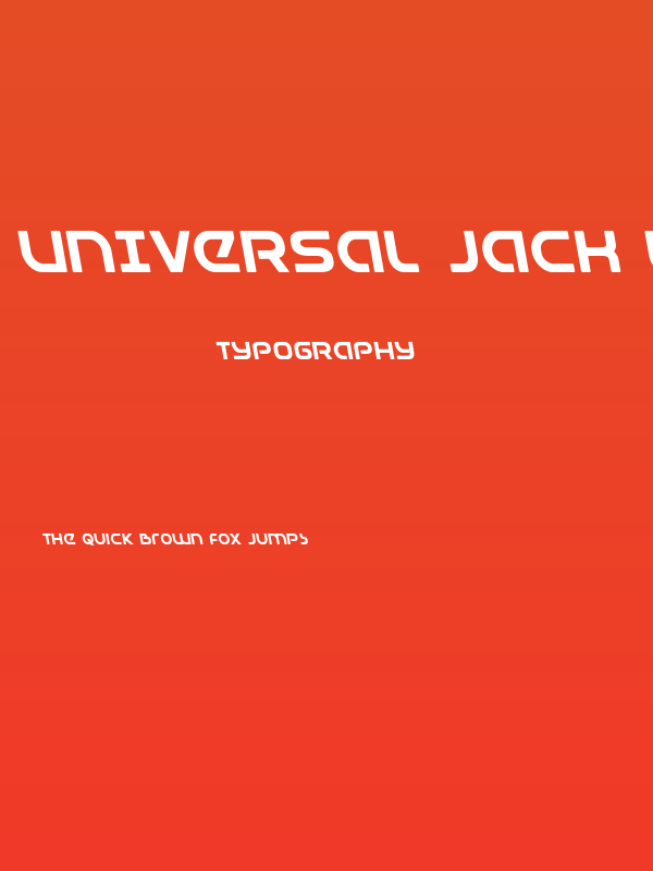 Universal Jack Leftalic Poster