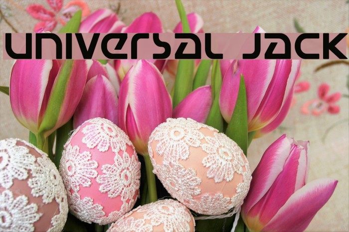 Universal Jack Font examples
