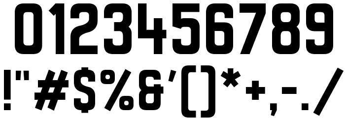 Universal Knowledge Font OTHER CHARS