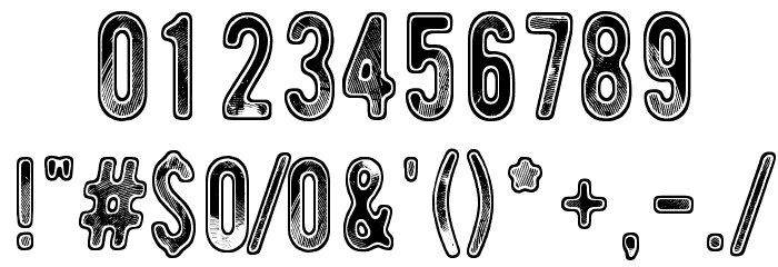 Universal Mind Font OTHER CHARS