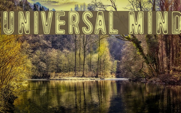 Universal Mind Font examples