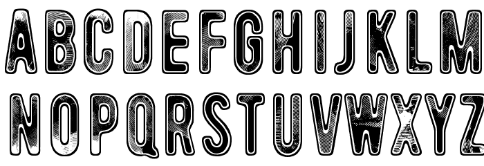 Universal Mind Font LOWERCASE
