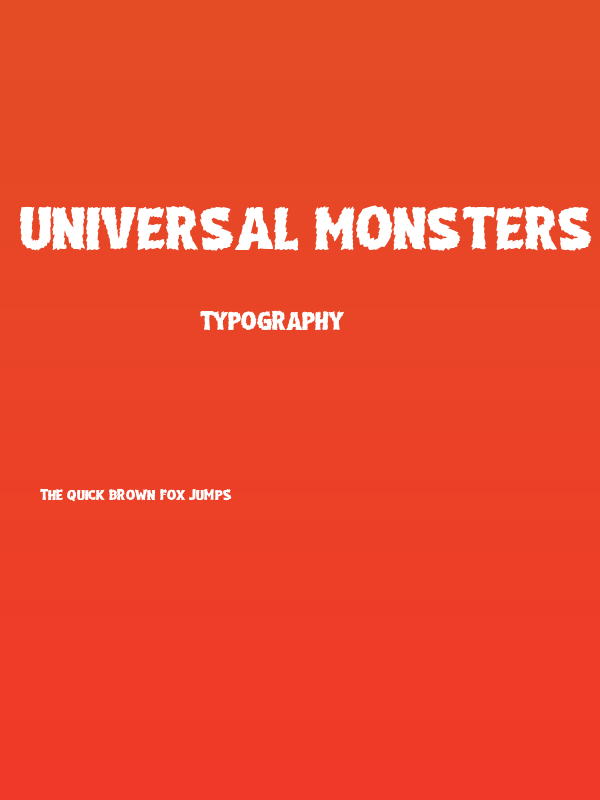 Universal Monsters Poster