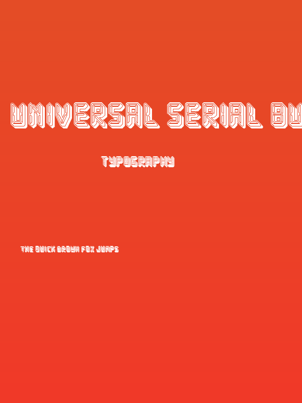 Universal Serial Bus Regular Poster