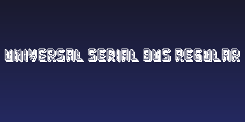 Universal Serial Bus Regular Social Header