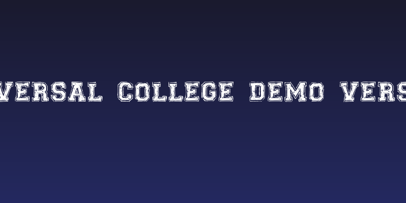 Universal-college_DEMO-version Social Header