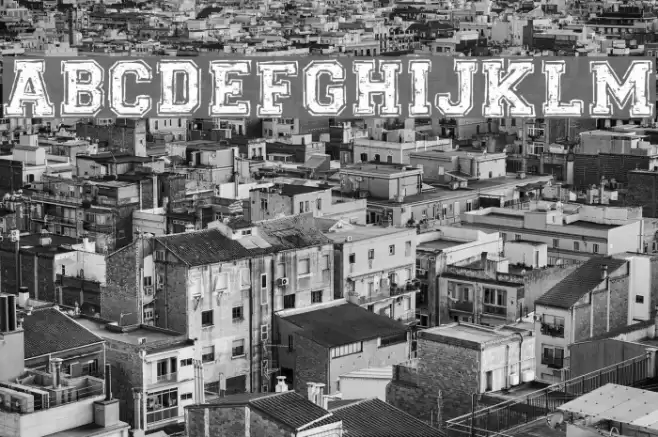 Universal-college_DEMO-version Font examples