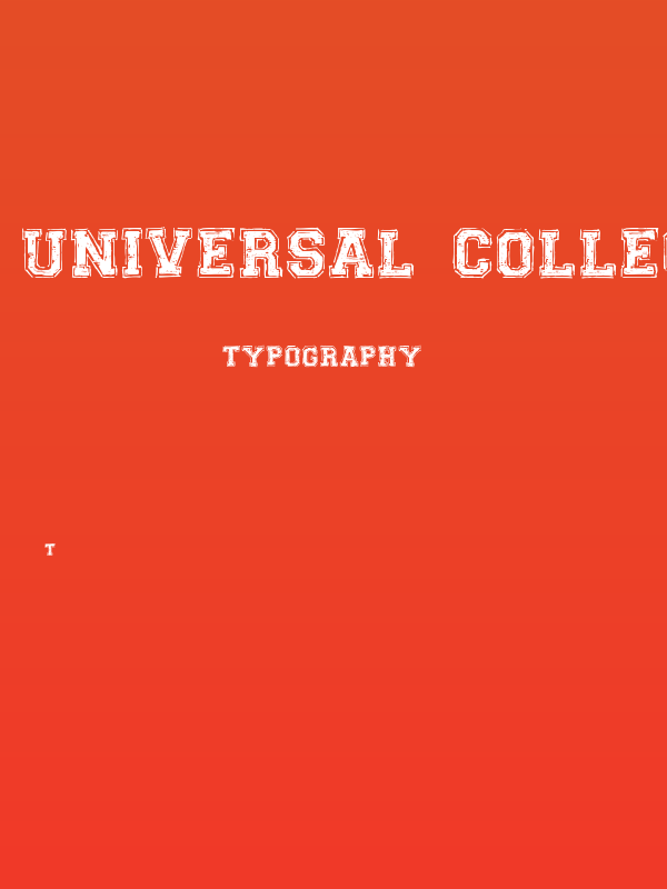 Universal-college_DEMO-version Poster