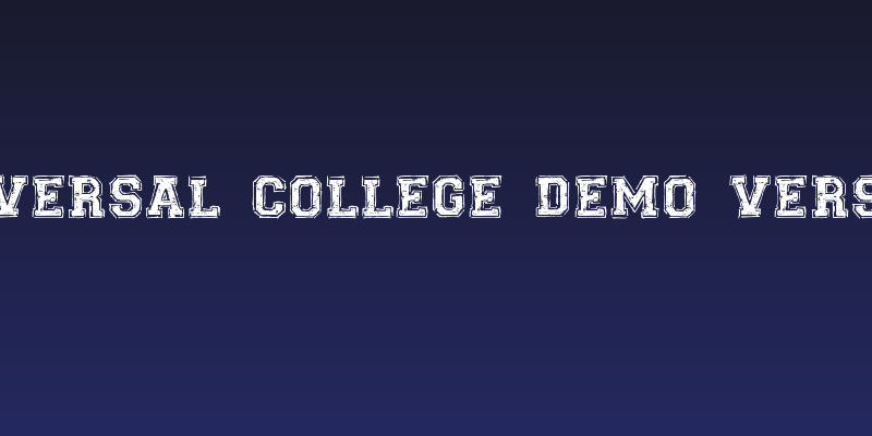Universal-college_DEMO-version Social Header