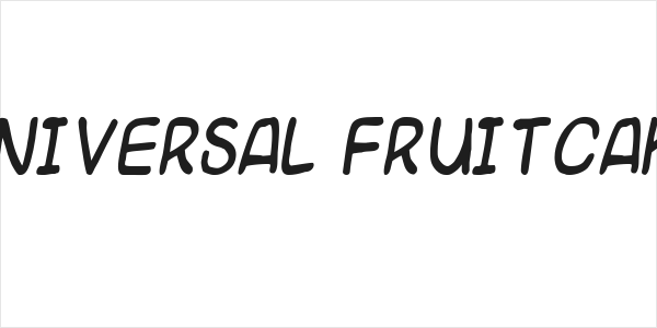 Universal fruitcake Logo