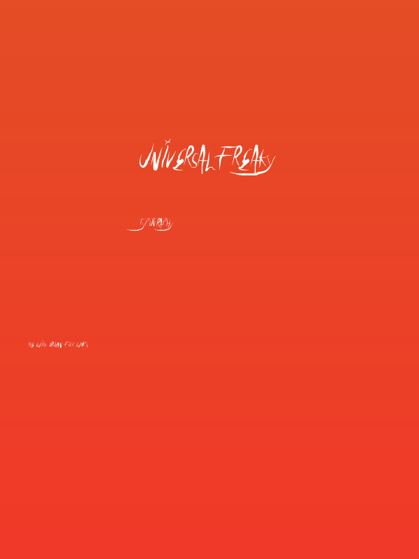 UniversalFreaky Poster