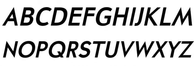UniversalisADFPro-BoldOblique 字体 大写