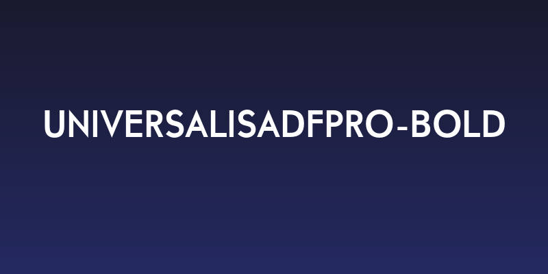 UniversalisADFPro-Bold Social Header