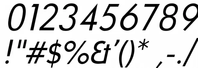 UniversalisADFPro-Oblique Fonte OUTROS PERSONAGENS