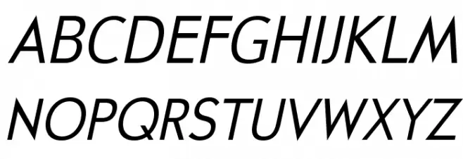 UniversalisADFPro-Oblique 字体 大写