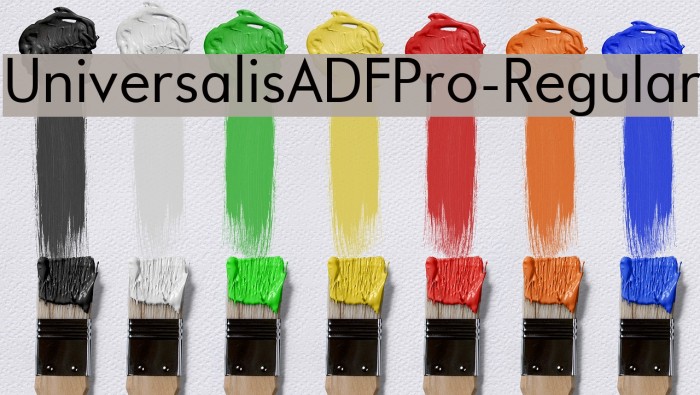UniversalisADFPro-Regular Font examples
