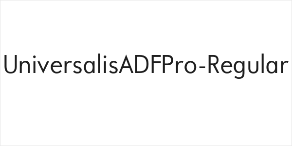 UniversalisADFPro-Regular Logo