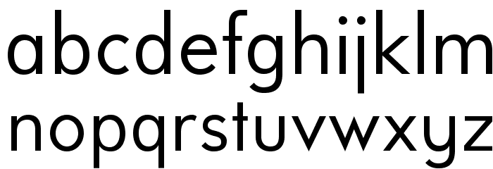 UniversalisADFPro-Regular Font LOWERCASE