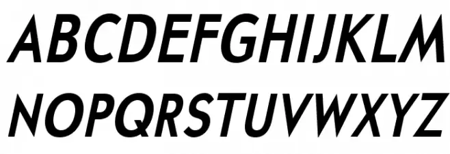 UniversalisADFStd-BoldCondIt Polices MAJUSCULES