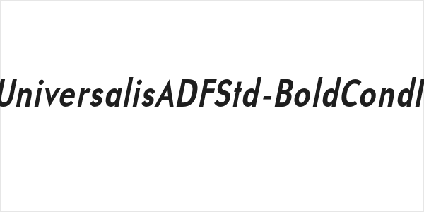 UniversalisADFStd-BoldCondIt Logo