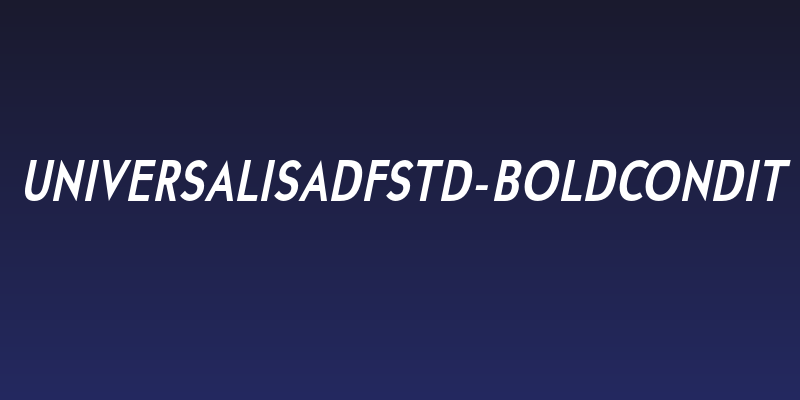 UniversalisADFStd-BoldCondIt Social Header