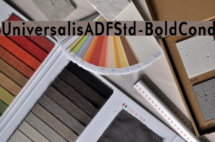 UniversalisADFStd-BoldCond Font examples