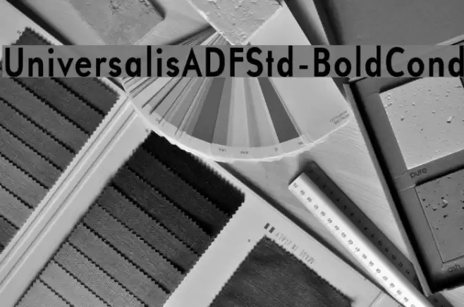 UniversalisADFStd-BoldCond Font examples