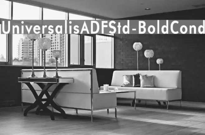 UniversalisADFStd-BoldCond Font examples