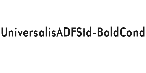 UniversalisADFStd-BoldCond Logo