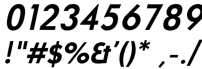 UniversalisADFStd-BoldItalic Font OTHER CHARS