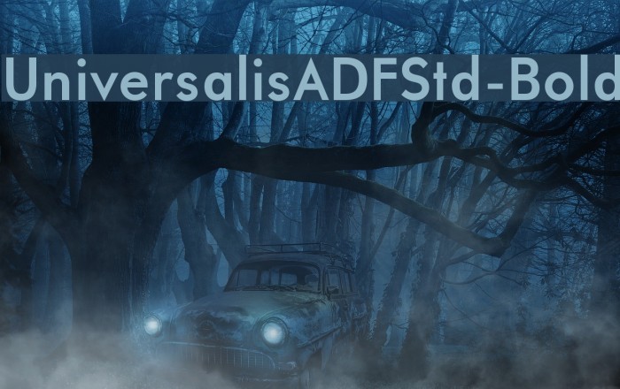 UniversalisADFStd-Bold Font examples