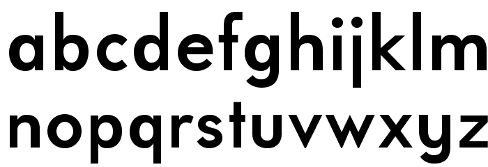 UniversalisADFStd-Bold Font LOWERCASE
