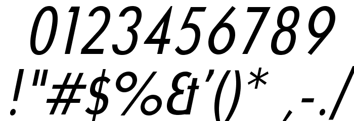 UniversalisADFStd-CondItalic Font OTHER CHARS